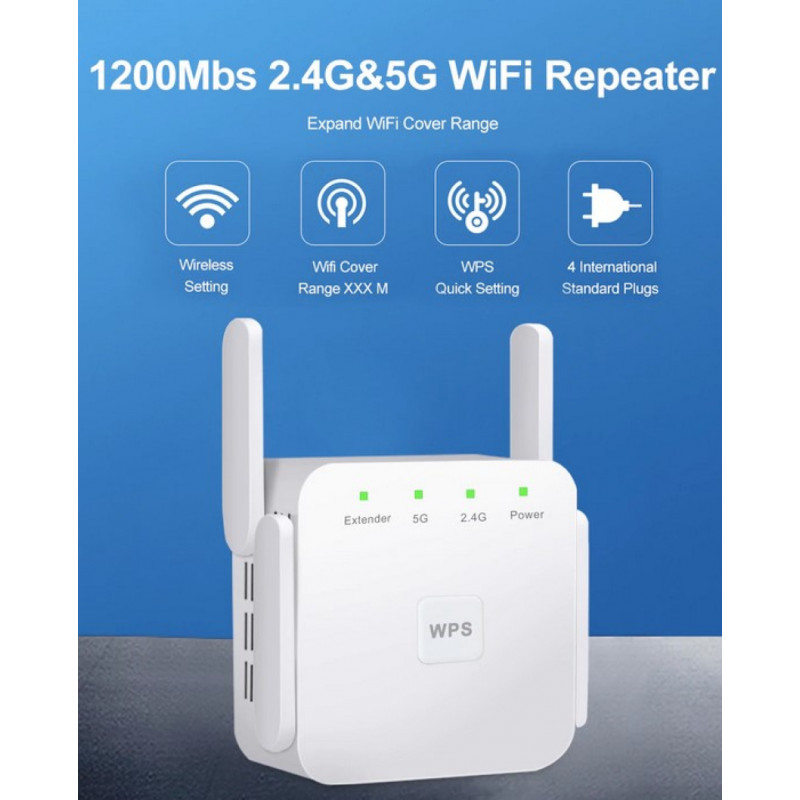 GENERICO Amplificador Wifi 300mbps Extensor Wireless Repetidor Envio
