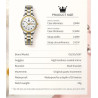 Reloj de lujo para mujer con estilo luminoso y resistente al agua marca OLEVS