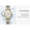 Reloj de lujo para mujer con estilo luminoso y resistente al agua marca OLEVS